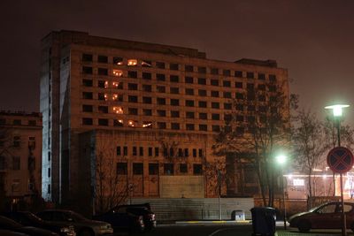 Abandoned building haunted by moon in JRPG sidequest come to life