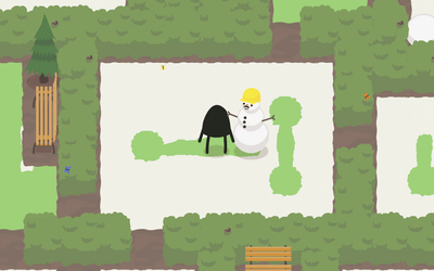 Winter is here, and so is a game about hugging snowmen
