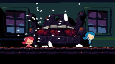 The kawaii pillow fight version of Nidhogg is just as unforgiving