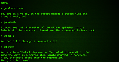 A rediscovered mainframe game from 1974 might be the first text adventure