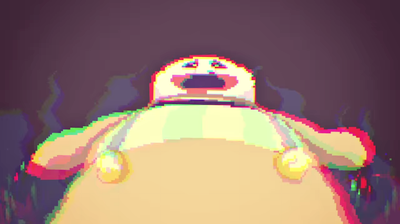 Dropsy the clown is looking positively sopping wet