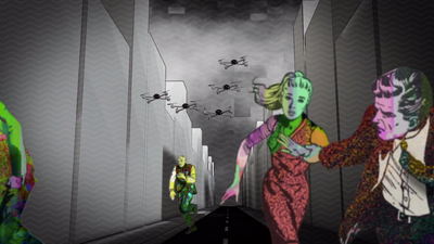 Glitch Noir looks into the corporate drone hell of our near future