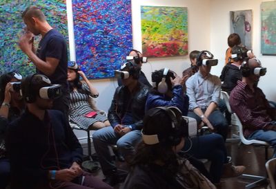 An evening at the Kaleidoscope VR film festival