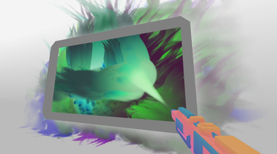 Try to communicate with an alien race through abstract art