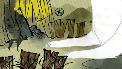 An upcoming game about a dog looking for its dead owner