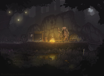 Expect to gather round Djur’s bonfire for a sci-fi fable