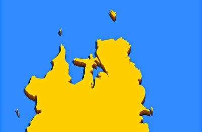 Accurate Coastlines evokes the difficult task of map making