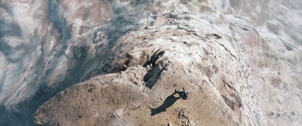 A close view of rocky, snow-dusted terrain in Battlefield V, from Total Refusal's How to Disappear