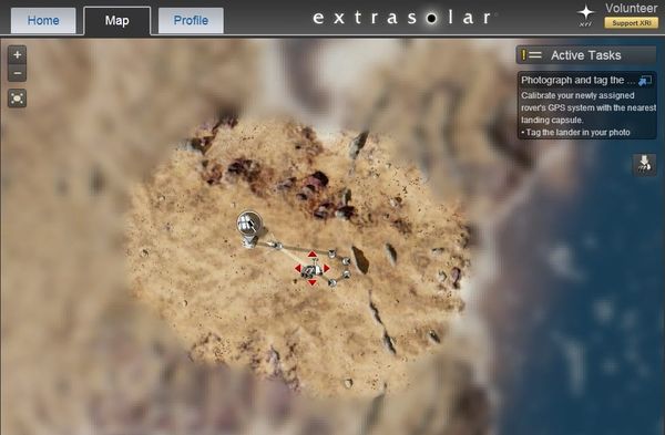 Extrasolar, or How I spied on the XRI with a Mars Rover