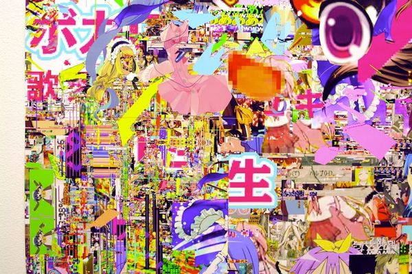Collages of bullet hell shooters and anime art are the best thing