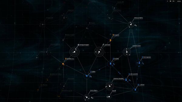 The strikingly minimalist Spacecom says only what it needs to