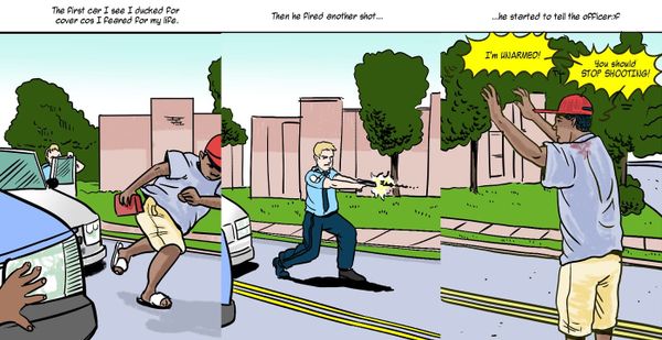 Experience the Ferguson shooting from the witnesses’ perspectives