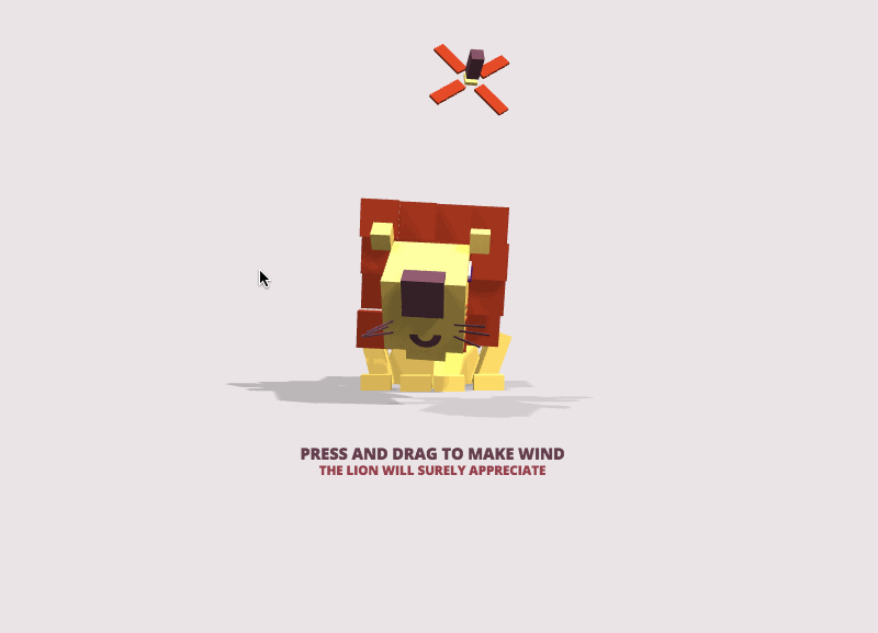 You’ll spend more time than you should goofing off with this little lion dude