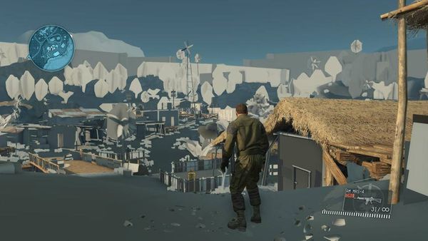 Metal Gear Online glitches result in a beautiful papery garden