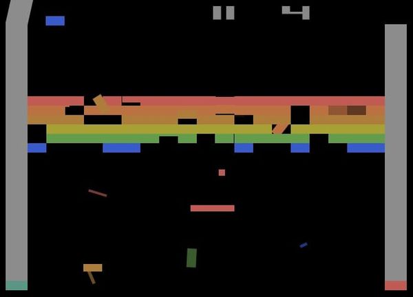 Pippin Barr alludes to the creative possibilities of games by breaking Breakout