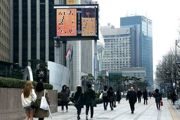 Alphago on big screen