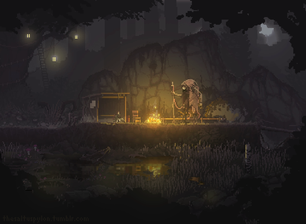 Expect to gather round Djur’s bonfire for a sci-fi fable