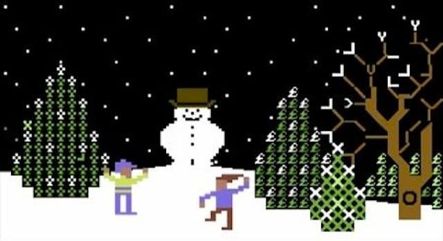 Carols are even more festive when a Commodore 64 is singing them