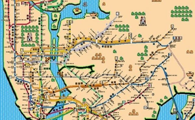 Pretend real life is designed by Nintendo with these Mario mass transportation maps