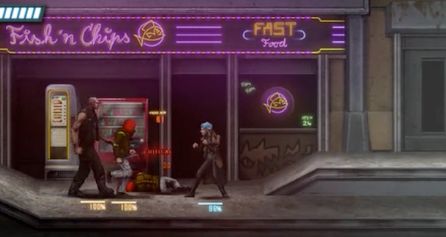 Dex proves that with a trench coat and shades any game can be cyberpunk