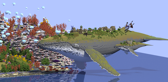 This Minecraft construction reminds us of Studio Ghibli, and that’s a good thing