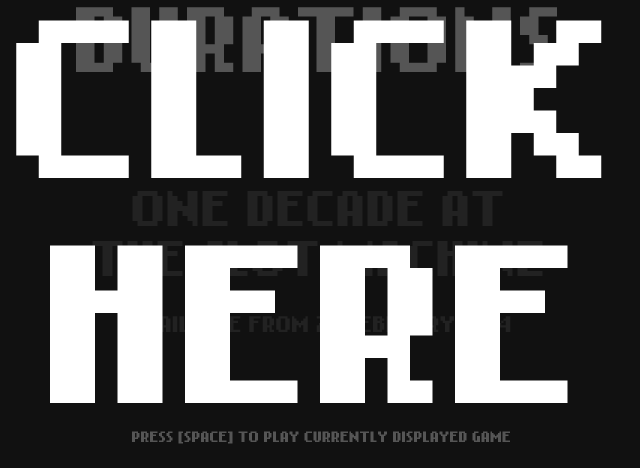 Pippin Barr wants you to feel the pain for a longer Duration