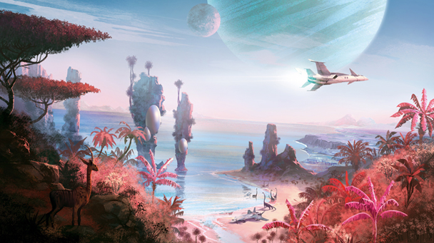 Let’s briefly marvel at No Man Sky’s gorgeous retro-future concept art