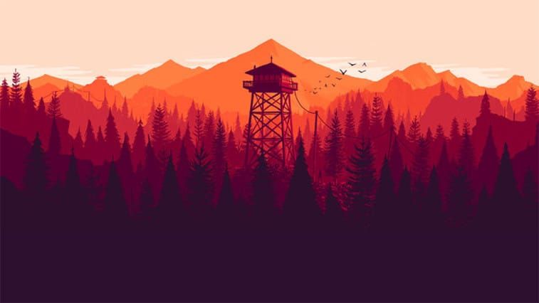 Firewatch looks like Walking Dead and Kentucky Route Zero’s love child
