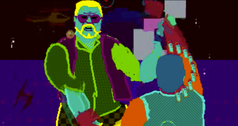 Local-multiplayer game Heli Brawl is Matisse meets Messhof