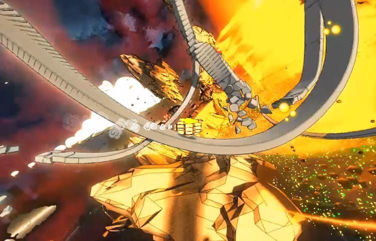 This videogame destroys itself to music, is nuts