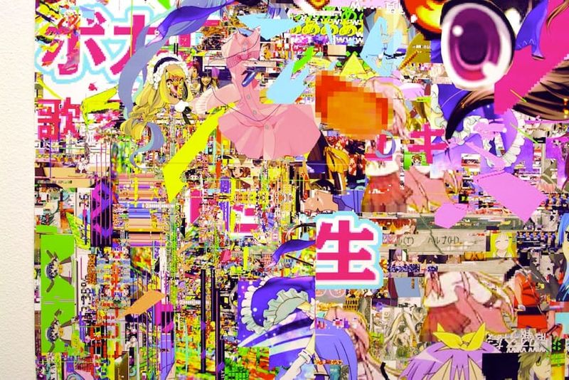 Collages of bullet hell shooters and anime art are the best thing