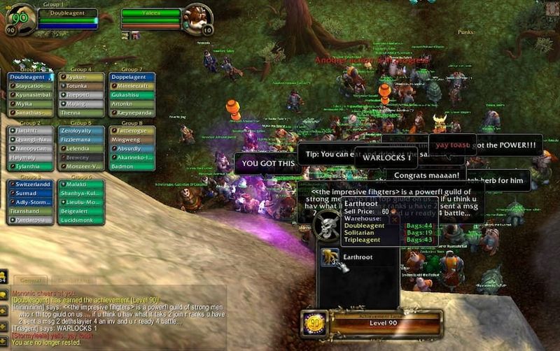 Doing it wrong: World of Warcraft player grinds to max level by picking herbs in training level