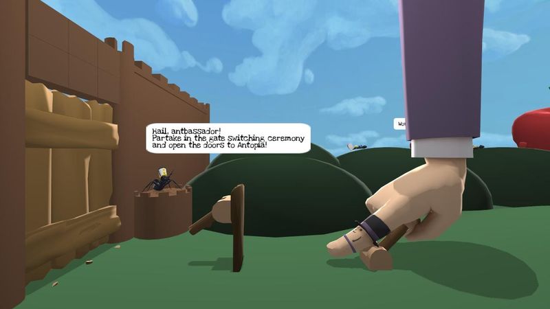 Antbassdor is a finger-sized comedy by the Octodad team