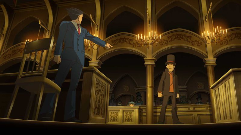 Hunting for witches in Professor Layton vs. Phoenix Wright: Ace Attorney