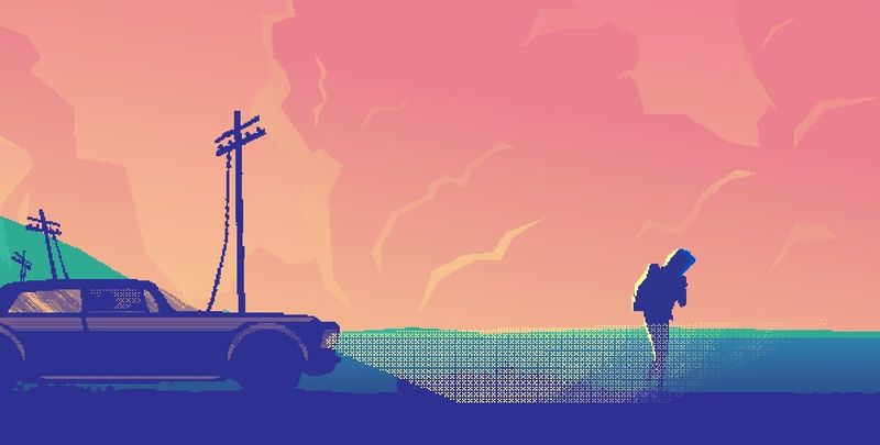 Hitchhike across a small-town conspiracy in The Long Way