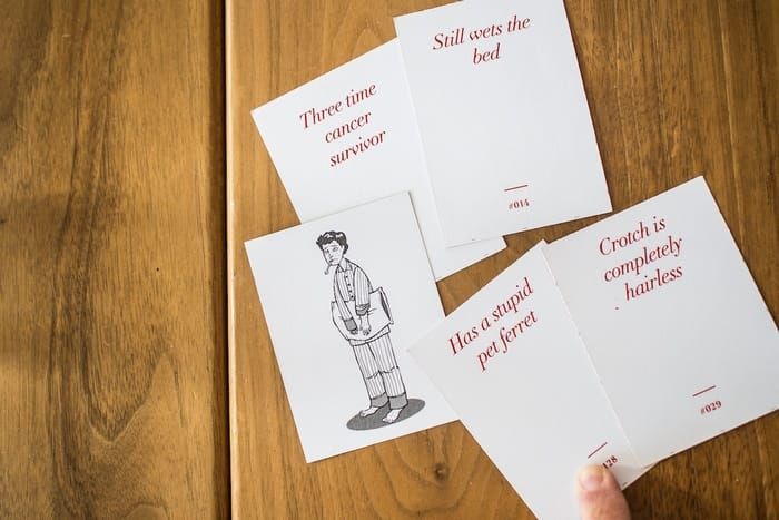 Learn to laugh at terrible stereotypes with this upcoming card game