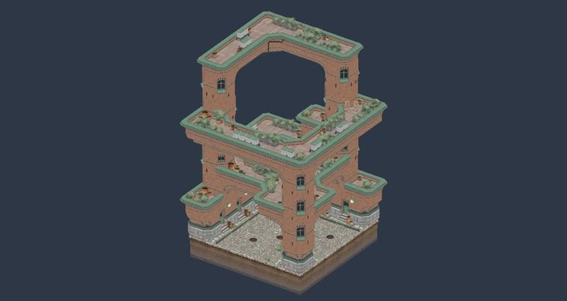 Fashion your own sublime diorama of impossible architecture in Brick Blocks