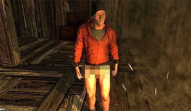 Rust not only randomly generates your race, but your penis size too