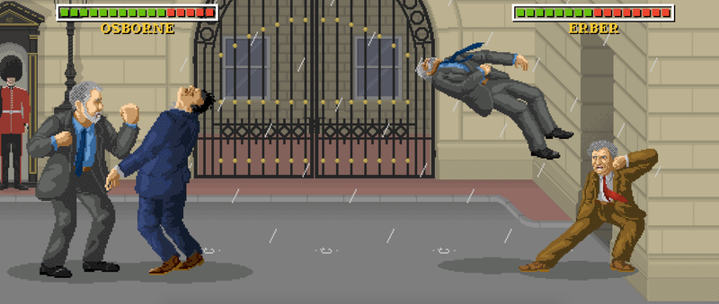 Paul Krugman delivers punches and ripostes in an arcade-style news game