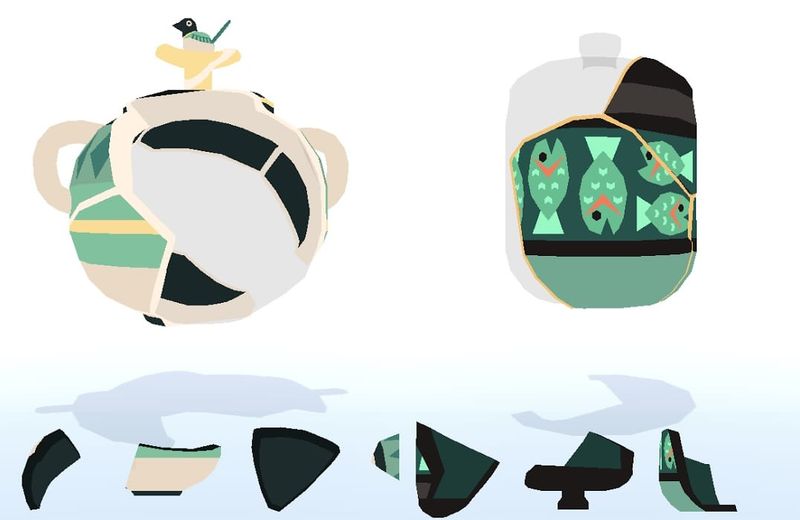 Piece your life together by piecing together broken pottery