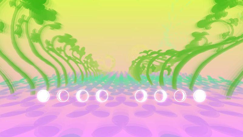 You can play this psychedelic forest game with a moss controller