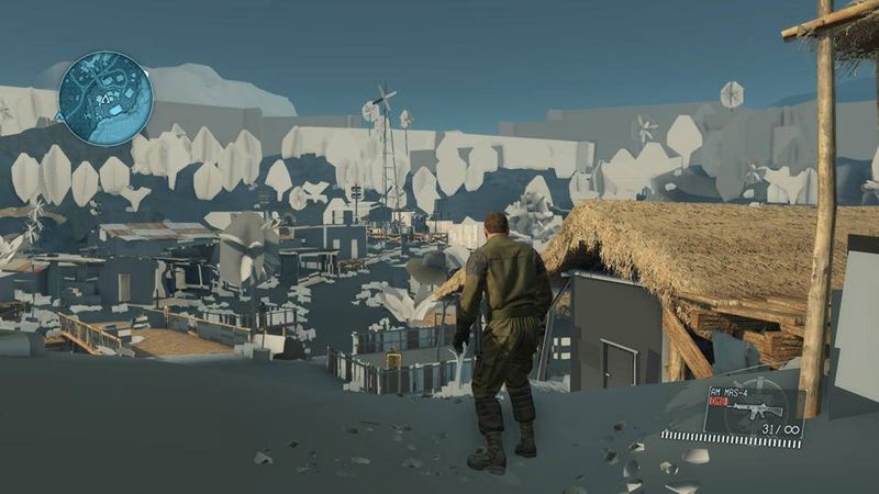 Metal Gear Online glitches result in a beautiful papery garden