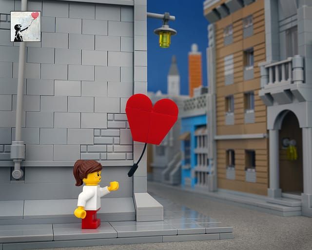 Banksy gets Banksy-er with the addition of LEGO