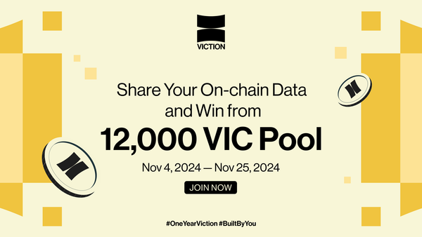 Viction Turns One! Reflect, Share, and Win Your Share of 12,000 VIC