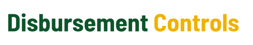 Disbursement Controls