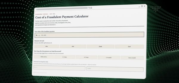 Cost of a Fraudulent Payment Calculator