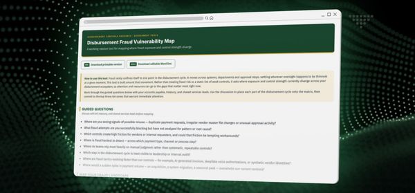 Disbursement Fraud Vulnerability Map