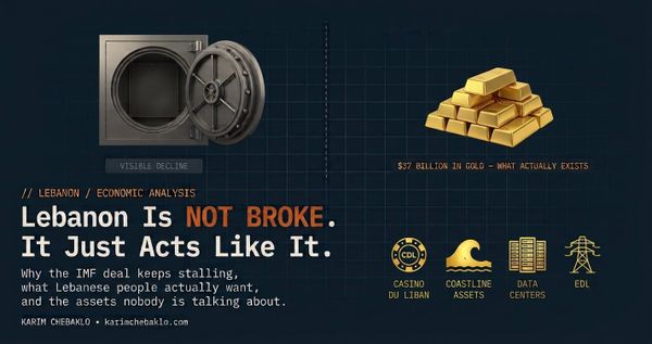 Lebanon Is Not Broke. It Just Acts Like It.