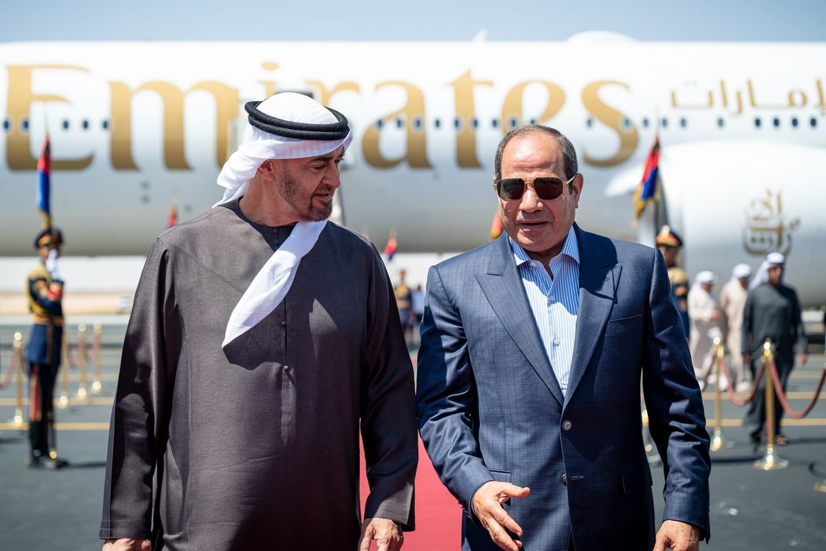 UAE President arrives in Egypt for talks with El-Sisi on regional security