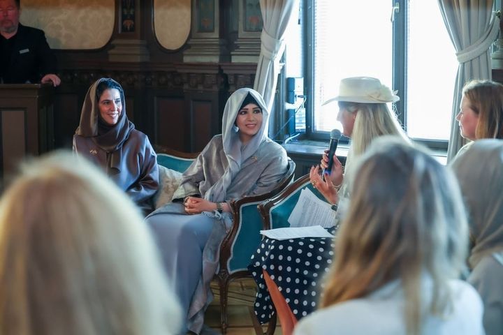Sheikha Latifa bint Mohammed meets with prominent female figures, cultural, creative leaders in Sweden